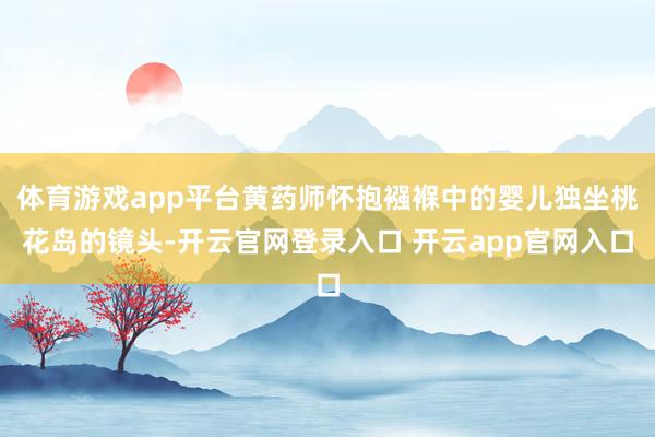 体育游戏app平台黄药师怀抱襁褓中的婴儿独坐桃花岛的镜头-开云官网登录入口 开云app官网入口